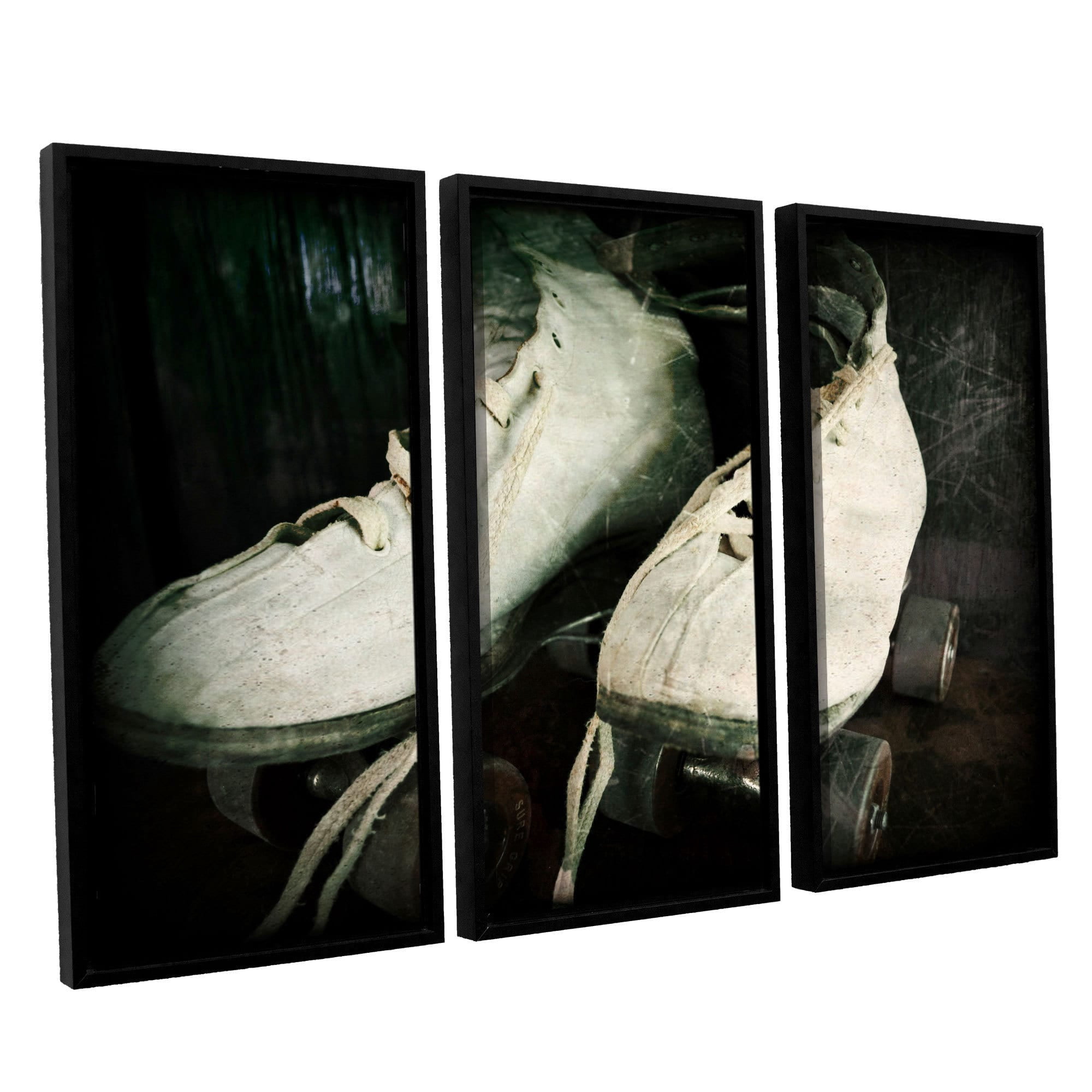 ArtWall Kevin Calkins "Rustic Rollers" 3-Piece Floater Framed Canvas Set