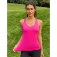 thumbnail image 6 of ANFERRY Women's Sweetheart Neck Workout Tank Tops Fitted Ribbed Seamless Racerback Athletic Camisoles with Built in Bra, 6 of 8