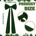thumbnail image 2 of BOSALY 71" Large Christmas Velvet Bows, Christmas Tree Topper for Christmas Tree Decorations, Big Xmas Tree Toppers Bows for Home Decors, Chirstmas Decorations for Wreath Wall Backdrop Window, Green, 2 of 13