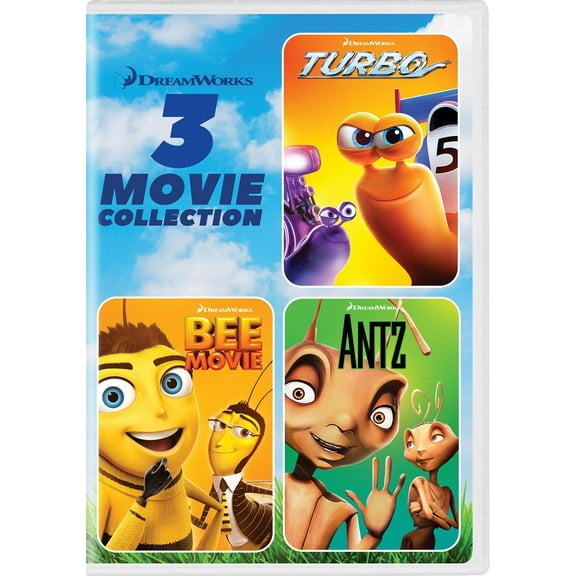 DreamWorks 3-Movie Collection (Turbo / Bee Movie / Antz) [DVD]