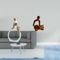 thumbnail image 2 of Figura De Niña Pensadora Abstracta, Estatua De Mujer, Centro De Mesa, Dormitorio, Regalo Para Lectores, Estantería, Escultura De Granja, Decoración Versátil, Colección De Arte Humano,, 2 of 8
