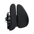 thumbnail image 1 of Cojín de respaldo para silla con soporte lumbar, malla transpirable, ergonómico, ajustable, relajante, para oficina y coche, color negro, 1 of 12