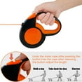 thumbnail image 4 of AMERTEER  Retractable Dog Leash Plastic Reflective Dog Walking Tape wit Ergonomic Handle Pull-Resistant Puppy Walking Lead One-Button Operation Leash with Garbage Box Bag for Dog Outdoor, 4 of 9