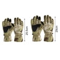 thumbnail image 6 of Eoperou 1 Pair Winter Men Sport Gloves Camouflage Touch Screen Plush Lining Anti Slip Palm Full Fingers Gloves for Cycling Camping Hunting Fishing, 6 of 8