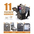 thumbnail image 4 of Mochila de viaje Capolo impermeable para portátil de 15.6 pulgadas para mujeres y hombres, 4 of 7