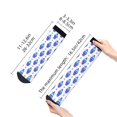 thumbnail image 4 of Fuzoiu Winter Snowflake Skiing Skull Print Adult Socks, Crew Moisture-wicking Socks, Unisex Cushion Crew Socks,Casual Sports Ankle Socks, 4 of 7