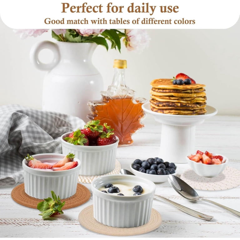 BEVTEE Cotton Trivet Set, 6-Pack Round Hot Pads photo 3