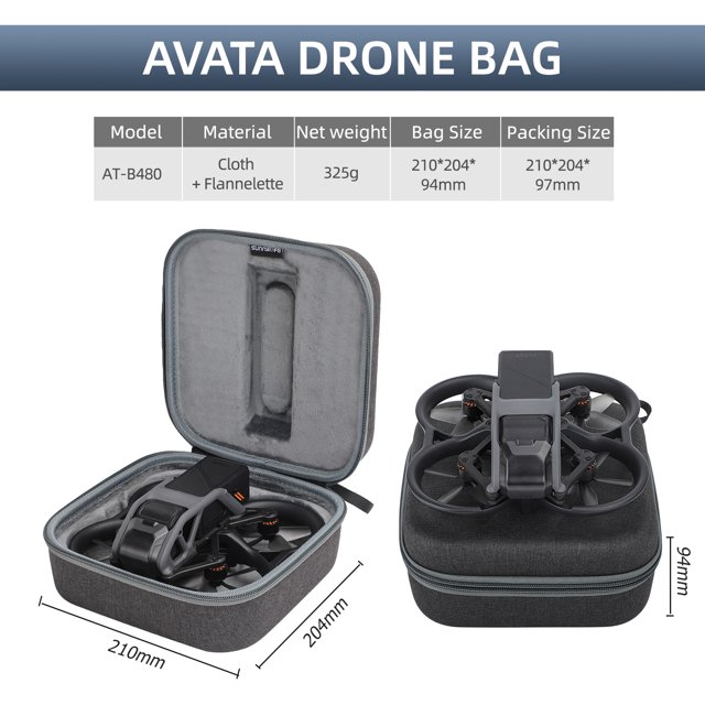 Estuche de transporte de protección Likrtyny Para DJI Avata