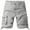 Gray, variant on cllios Cargo Shorts for Men Casual Pure Color Outdoors Pocket Beach Work Big and Tall Cargo Shorts Pant