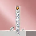 thumbnail image 4 of Nsxcdh Studded USB Lighter,Crystal Rhinestone,Rechargeable Flameless,Windproof,Practical,Small Thin,Stylish,Travel Camping,Home Tool Christmas Gifts for Grandkids and Women, 4 of 7