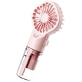 thumbnail image 2 of Ventilador nebulizador portátil de mano Ventilador de enfriamiento Nebulizador 4 Velocidades Ajustables Rociador de Agua Rosa, 2 of 9