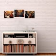thumbnail image 5 of ZHONGYUTONG Jazz Canvas Wall Art 3 Pieces Black Woman Music Pictures African American Jazz Painting for Musical Classroom Room Bar Decor Framed (11.00" x 14.00" x 3PCS), 5 of 5