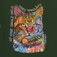 thumbnail image 2 of Dean Russo If Cats Could Talk Cat Lover Mens Graphic Tank Top, Forest Green, X-Large, 2 of 6
