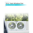thumbnail image 7 of BLACK+DECKER BFW9M 9-In. 2-Speed Twin Window Fan with Adjustable Side Panels, White, BFW9M, 7 of 7