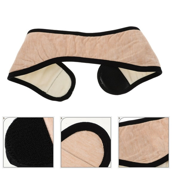 Milisten Comfortable Beige Sleep Ear Muffs Noise Cancelling Ergonomic Lint Lined Ear Covers