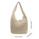 thumbnail image 2 of Bolsa de playa de paja Hobo Bolso Bag Summer Shoulder Bag Casual Tote Bag for Women Vacaciones de verano, 2 of 7