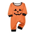 thumbnail image 5 of Grblisyd Matching Family Halloween Pajamas Set Cute Pumpkin Print 2-Piece PJS for Adults & Kids Holiday Family Pajamas, 5 of 8