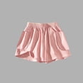thumbnail image 5 of Asxite Plus Size Womens Pajamas Pants Elastic Waist Solid Pocket Casual Short Sleepwear, 5 of 5