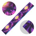 thumbnail image 5 of Yayeee Table Runner 70 inches Long Home Kitchen Dinning Party Decoration, Purple Neon Road, 5 of 7