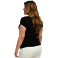 thumbnail image 3 of Playera básica en talla extra, modelo 304 (negro) negro 40 Roman Fashion Playera extra 304, 3 of 5