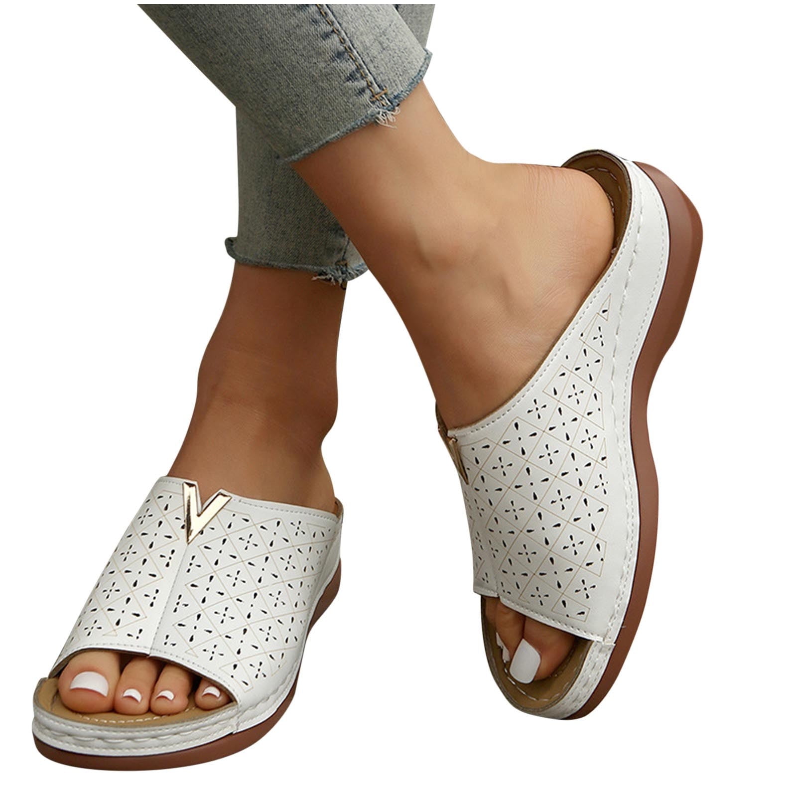 Midsumdr Womens Sandals with Arch Support Wedge Sandals For Women
