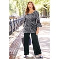 thumbnail image 6 of Catherines Women's Plus Size Petite Dream Drape Pull-On Knit Pant, 6 of 6