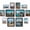 Black & Brown & Distressed White, variant on 10 Pack Picture Frames Collage Wall Decor, Gallery Wall Frame Set for Wall or Tabletop Display, Engineered Wood and Shatter-resistant Plexiglass, Multi Sizes with 8x10, 5x7, 4x6 Frames, Brown