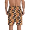 thumbnail image 5 of Cauagu Dog Print Pajama Bottoms for Men Sleep Pajama Shorts Elastic Waistband Sleep Pajama Short Men's PJ Shorts -4X-Large, 5 of 6