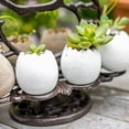 thumbnail image 6 of Kitchens Counter Cast Iron Eggs Display Holder Retro Styles Farmhouses Charm Decors Organizers Eggs Storage Rack, 6 of 8