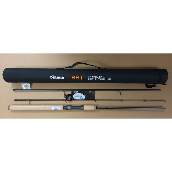 Okuma SST "A" Series Travel Mooching Rod 7'6" Med-Heavy 3pc w/ Case - SST-S-763MHA