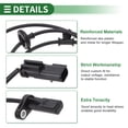 thumbnail image 3 of Sensor de velocidad de rueda ABS Unique Bargains Sensor ABS Sistema de frenos antibloqueo No.56041308AA para Jeep Grand Cherokee Wj 1999-2004 1 Pc Trasero Derecho, 3 of 7