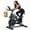 Blue, variant on JIOABL Exercise Bike for Home with LCD Monitor, Bluetooth App, Infinite Resistance, Adjustable Seat, 300 lb Capacity, Blue