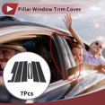 thumbnail image 2 of Recorte de Ventana del Pilar de la Puerta Único para Ford Maverick Keyless, Etiqueta Antirrayaduras, Cubierta Exterior de Puerta de Fibra de Carbono Negra, 2 of 6