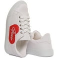 thumbnail image 4 of Guess Ellie Kid's Lace Up Heart Print Casual Synthetic Sneakers In White Size 10.5, 4 of 6