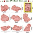 thumbnail image 2 of JM Cortador de Galletas de Dinosaurio, 8 Piezas Molde para Galletas de Pastelería, Molde para Galletas 3D, Molde para Galletas de Animales, Cortador de Galletas para Niños, para Galletas, Pastelería, Fondant, Decoración de Tartas JM, 2 of 5