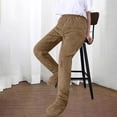 thumbnail image 6 of Womens Winter Sherpa Fleece Sweatpants High Waist Fuzzy Joggers Pants Thick Thermal Lounge Trousers With Pockets, 6 of 9