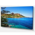 thumbnail image 2 of Esterel Rocks Beach Coast in Blue - Extra Large Seashore Canvas Art, 2 of 3