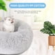 thumbnail image 5 of Cama redonda de felpa mullida para mascotas, cojín de cama para gatos con autocalentamiento Abanopi Almohadilla de cama, 5 of 7