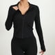 thumbnail image 3 of Chaqueta deportiva de manga larga cálida de invierno para mujer, camiseta de yoga con cremallera para fitness, ropa deportiva para gimnasio, abrigos para correr, ropa de entrenamiento para mujer, 3 of 5
