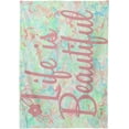 thumbnail image 6 of Coolnut Life Is Beautiful Tablecloth Modern Table Cover for Home Decoration, Spill Proof Cloth Washable for Dinner Picnic, 60"x90", 6 of 6