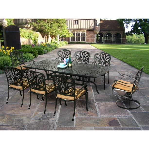 Oakland Living Hampton 84 x 42 in. Patio Dining Set ... Oakland Living Hampton 84 x 42 in. Patio Dining Set ... on Oakland Living Patio Sets id=79290