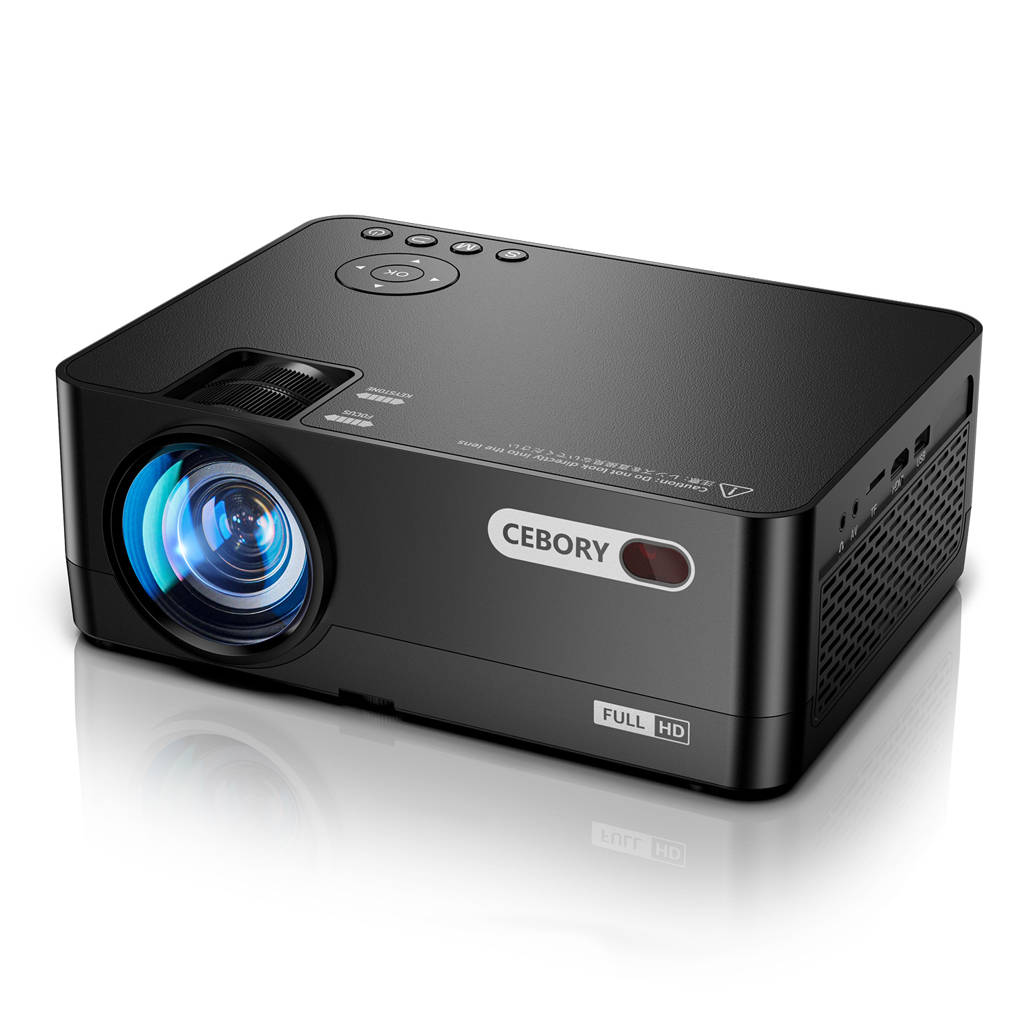 CEBORY 1080P Native 5G WiFi Bluetooth Projector photo 8