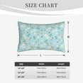 thumbnail image 4 of Sikiie Bee Flower Print Plush Pillow Cover, Wrinkle-proof and Stain-resistant Pillow Protector without Pillow Core, Home Decoration-20"x30", 4 of 6