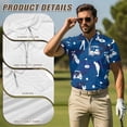 thumbnail image 5 of HUIACONG Couples Matching Golf Wear His and Hers Matching Shirts Sleeveless Golf Tops for Women Lightweight Mens Short Sleeve Collared Golf Shirt Man XL, 5 of 6