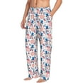 thumbnail image 2 of Balery American Gnomes print Men's Pajama Pants,Ultra Lightweight Pjs,Lounge Pant-Small, 2 of 9