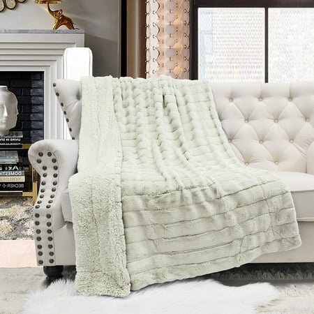 Home Soft Things Super Soft Decorative Throw - Oatmeal - 50 x 60