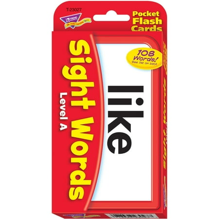 Trend Sight Words Level A Flash Cards Theme/Subject: Learning - Skill Learning: Reading, Sight Words - 56 Pieces - 4+