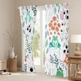 thumbnail image 3 of Homewish Cartoon Green Frog Curtains Pack of 2 (42x84 Each) for Preppy Children Kids,Dreamy Princess Curtains Blackout,Kawaii Animal Bedroom Curtains,Luxury Bedroom Decor, 3 of 6