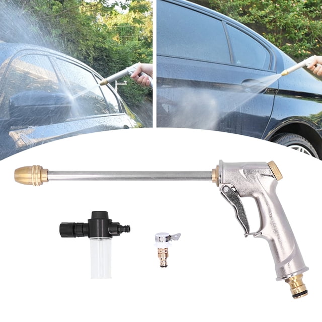 Auto Washer Accessories, Practical Metal High Pressure Water Gun for Garden Watering for Car Wash