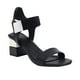 thumbnail image 2 of Sandalias de verano para mujer con tacones altos de cuero de microfibra de color sólido a la moda Wmkox8yii shjk7214, 2 of 9